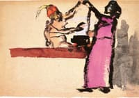 Scene with Two Figures