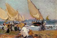 Sailing Vessels on a Breezy Day, Valencia