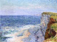 The Beach at Etretat