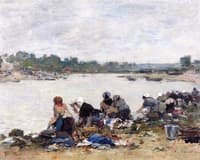 Laundresses on the Banks of the Touques