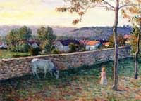 Child in the Meadow in Pierrefonds