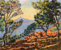 The Bay of Agay and the Signal Station
