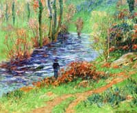 Fisherman on the Banks of the River