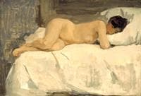 Female Nude lying on a Sofa