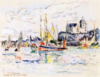 Sables l'Olonne, Vue de Port