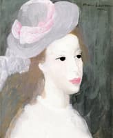 Young Woman with Hat