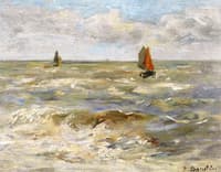 Sailboats on the Sea