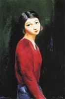 Woman in Red