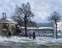 View of Winter on the Garden