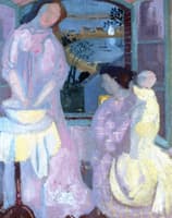 Two Figures at the Window