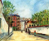 Rue de Mont-Cenis in Montmartre