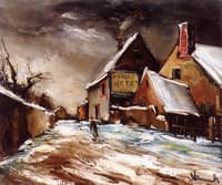 Village in the Snow