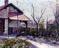 Shed in the Garden at Petit Gennevilliers