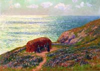 Seaweed Gatherers at Möelan, Brittany