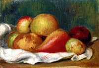 Still Life with Apples and a Pear