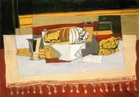 Still LIfe with Melons and Grapes