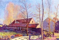 The Mills of Moret, Frost, Evening Effect