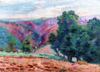 Landscape of La Creuse, the Ruins of Chateau de Crozant