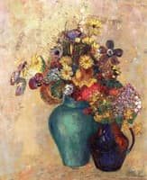 Two Vases of Flowers