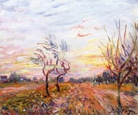 Orchard near Moret-sur-Loing