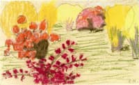 Blooming Bushes (red and yellow)