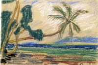 Seashore with Trees