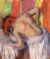 Woman Washing Her Back