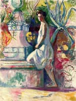 Jeanne at the Fountain, Villa Demiere