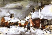 Village in the Snow