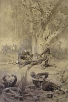 Scène de la guerre de 1870