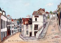 The Rue de l'Eperon and Rue de la Coutellerie in Pontoise (Val-d'Oise0