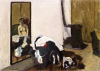 Woman Getting Dressed