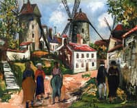 The Old Mills of la Galette, Montmartre