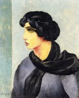 Portrait with Black Scarf