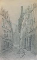 Vieux Paris, rue du Figuier, quartier St Paul