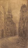 Vieux Paris, rue St Denis, église St Leu