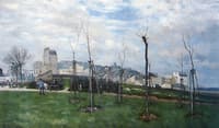 View of Montmartre from the Cite des Fleurs, Les Batignolles