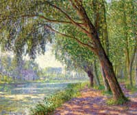 May Sunshine along the Loing at Nemours