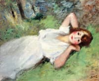 Girl Lying Down