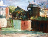 The Moulin de la Galette in Montmartre