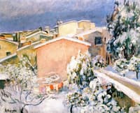 Village in Winter