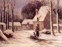 A Farm in the Snow