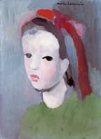 Little Girl with Ribbons in Her Hair