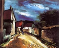 A Couple on a Village Road