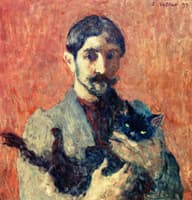Self-Portrait with Cat
