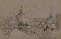 Presbytère et Eglise de Coulangé