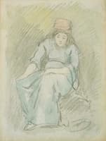 Femme assise