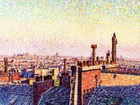 View of the Roofs of Paris at Noon