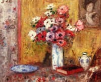 Vase of Anemones in a Chinese Vase