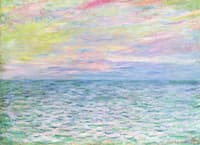 Sunset at Pourville, Open Sea